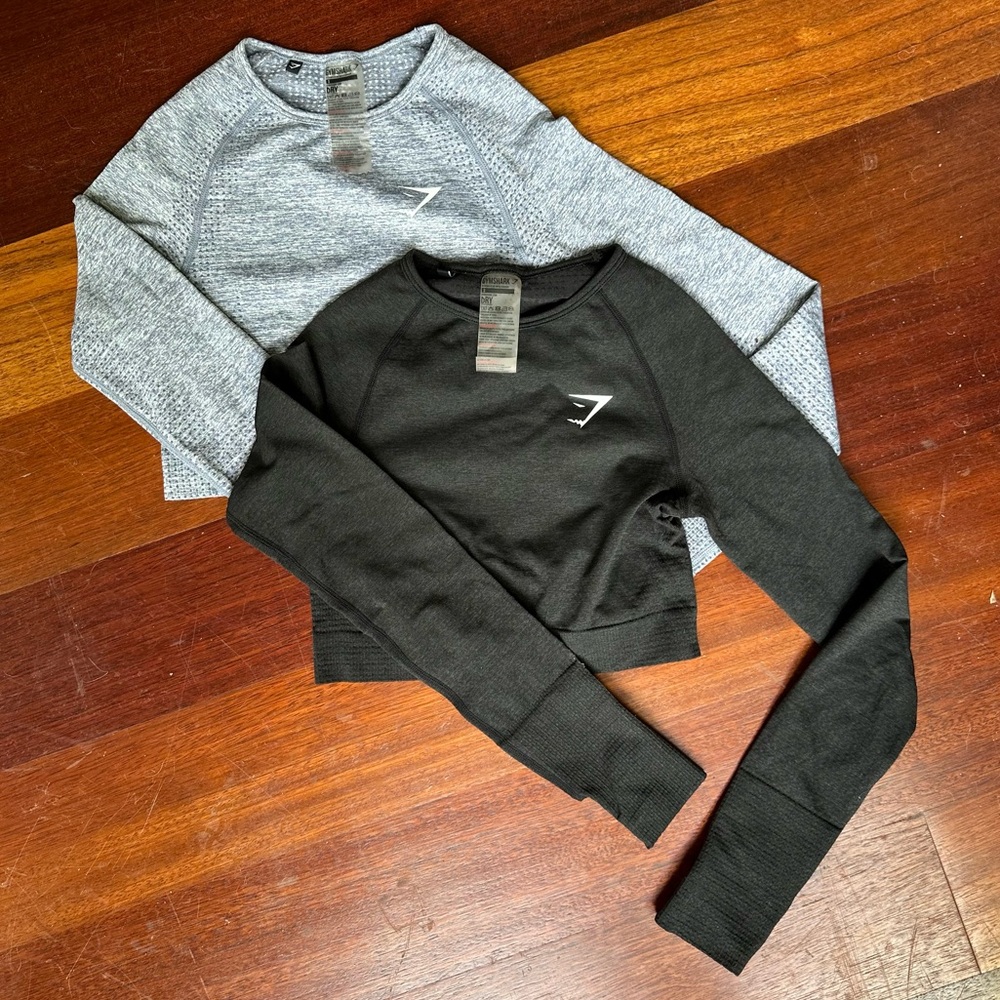Bundle of 2 Gymshark Vital Seamless Crop Tops